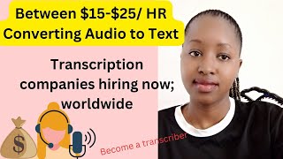 Earn Up To $1000 Working on Transcription Tasks| For Everyone