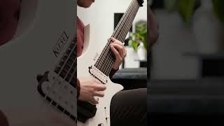 8 string riff! #newriff #guitarplaying #metal #guitarriff #8stringguitar #guitarist #8string
