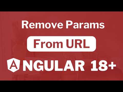 How to remove query params from url in Angular 18?