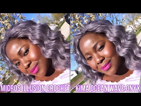 INDIVIDUAL MICROS ILLUSION CROCHET - KIMA BRAID OCEAN WAVE ONYX