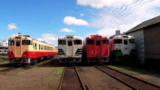 【小湊鐡道キハ40】20210919五井駅構内撮影会　前照灯点灯