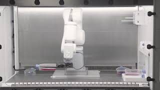 Robot performing automated laboratory tasks