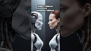 lebih cerdas mana? 🗿  #robotai, #teknologi, #fypviral, #fypviralシ, #kecerdasanbuatan