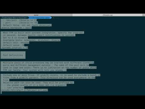 Configuring PHP-FPM