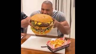 10 KG Burger Eating challenge #myfoodie