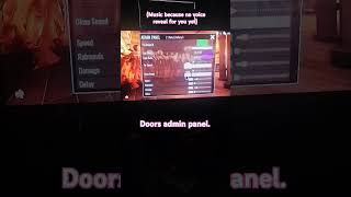 Guess who my favorite entity is. #robloxdoors #adminpanel #lag