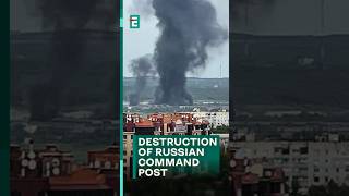 Ukrainian pilots successfully target command post in Luhansk #shorts