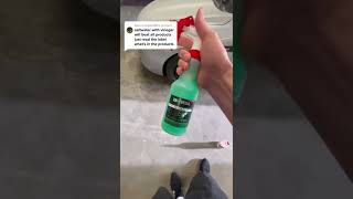 Vinegar and water is the only thing you need to clean 🤔 #autodetailing  #tirecleaner  #cardetailing
