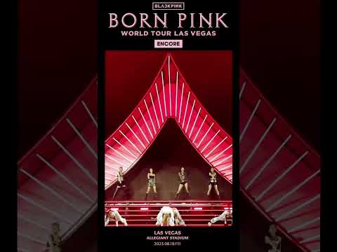 BLACKPINK-[BORN PINK] WOLRD TOUR IN LAS VEGAS#blackpink  #kpop#blink#ygentertainment#music #bornpink