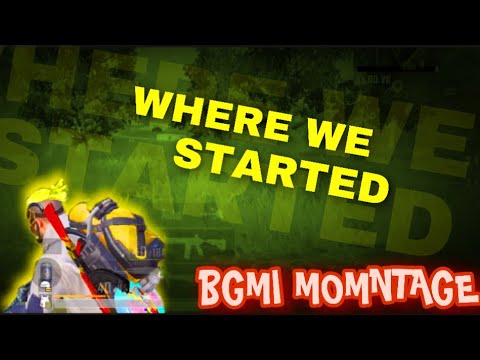 Where We Started ll BGMI Montage ll Spidybhai Gaming