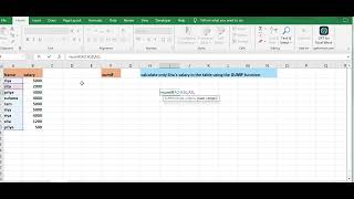 SUMIF Function in Excel: How to Sum Values Based on Criteria