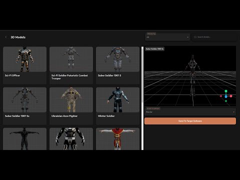 easy game dev and 3d animations one click 3d animated model | تطوير الالعاب والانيميشن بضغه واحده