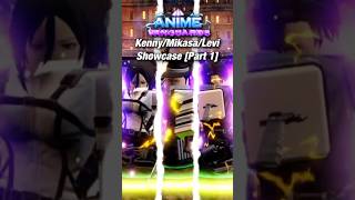 Ethereal Kenny/Mikasa/Levi Showcase [Part 1] | Roblox | Anime Vanguards #roblox #animevanguards