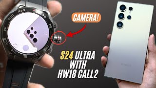 Galaxy S24 Ultra Paired with a Rotating Camera Watch! Best Budget Smartwatch 2025?