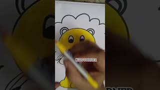 Lion-Easy drawing  #kidscorner #easydrawings #easydrawing #kidsdrawing #lionking