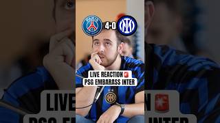 MADNESS at our Watch party! Live Mili CRASH OUT 🤯 #football #soccer #championsleague #inter #psg
