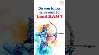 Do you know who named Lord Rama - Naming Ceremony of Lord Rama.