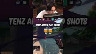What happens when Tenz DRINKS #valorant #tenz #gaming