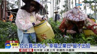 【中視新聞】 老闆帶頭! "幸福企業日"採茶.打電玩 20150412