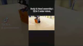 12 in 1 solar robot head and body assembly #solar robot