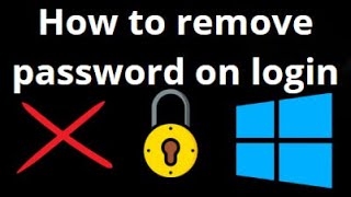 How to remove password on Windows 11 login?