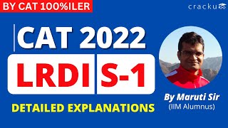 CAT 2022 : LRDI (Slot-1) 🔥 By Maruti Sir (CAT 100%iler) | LRDI Complete Question Paper Solutions