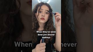 😭😭😭 I was pretending to be mother gothel #preshowermakeup