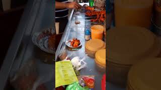Street side tasty Chicken tikka civil lins Prayagraj  #ChickenTikka #Streetfood #Prayagi #Allahabadi