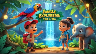 🌿 Jungle Explorers: Tim & Tia – A Magical Jungle Adventure! 🦜✨