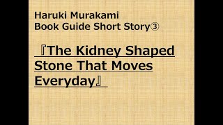 "The Kidney Shaped Stone That Moves Everyday" | Haruki Murakami Book Guide of Short Story ③