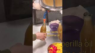 Korean perilla oil, sesame oil