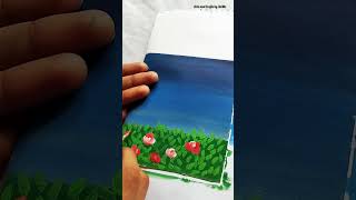 A beautiful painting tutorial vedio💙#shorts #viralshorts #viralvideo