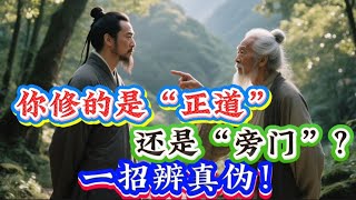 你修的是“正道”还是“旁门”？一招辨真伪！！#修仙 #修行 #佛陀 #神话真相 ＃世界未解之谜 ＃狐仙 ＃柳仙 ＃神仙 ＃奇闻轶事 ＃玄学