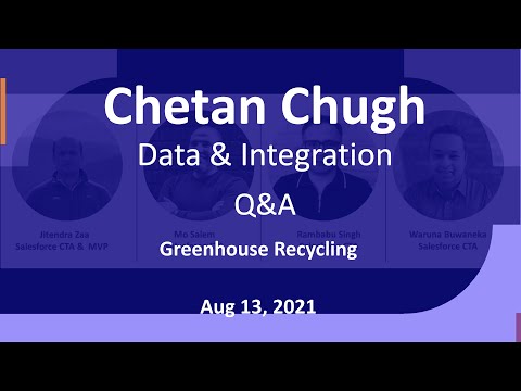 Chetan Chugh - Greenhouse Recycling - Data & Integration Section - Q&A - Judge Vinay Sail