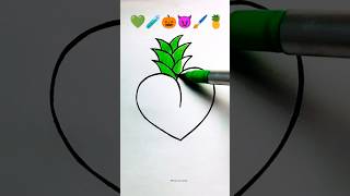 💚🧪🎃😈🖌️🍍Satisfying creative art #shorts #viral #artclass #painting #trending