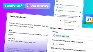 Integrate Google Calendar with SendPulse CRM system