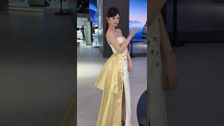 上海车展美女模特们来了！2025上海车展2025上海国际车展车展现场 极品车模