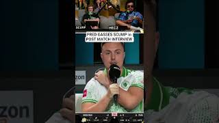 PRED GASSES SCUMP DURING AN INTERVIEW!