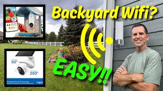 How I Gave My ENTIRE Backyard WiFi (Security + Fun!)