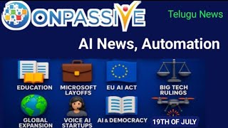#ONPASSIVE Telugu- AI News, Automation, Digital Tools & More 