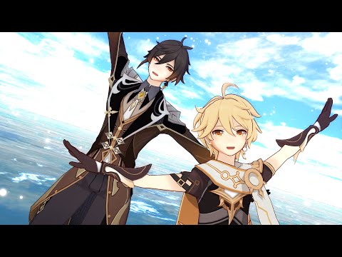 【MMD原神】ニア《鍾離(Zhongri)/空(Kong)》