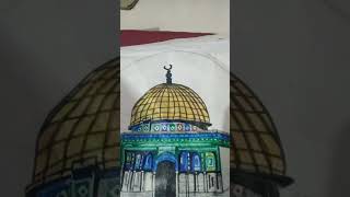 sketch of masjid ,e,aqsa please 🙏 like and subscribe my channel