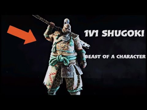 For Honor Shugoki 1V1 Duels Beast of a Character!!