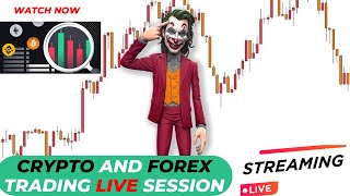 crypto and forex trading live session 5