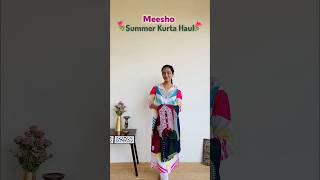 Meesho kurta haul #fashionshorts #haulshorts #meeshokurti  #meeshohaul #kurtahaul #summerkurtahaul