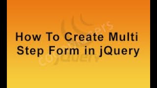 Multi Step Form using jQuery, Bootstrap,Mysql and PHP #jquery #php #mysql #bootrstrap #css #kgf 3:00