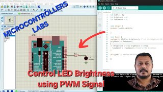 PWM LED Control | Arduino Proteus Simulation