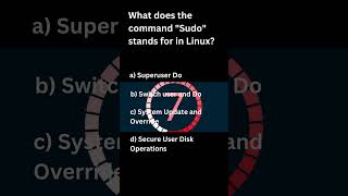 What does the command "sudo" stand for in Linux? #linuxcommands #quiz