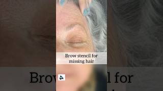 Creating #brows with #stencils #browgoals #eyebrows #browshaping #browexpert #browtips #shorts