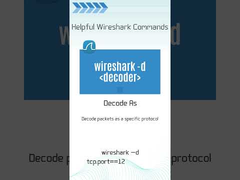 Wireshark Command Decode As